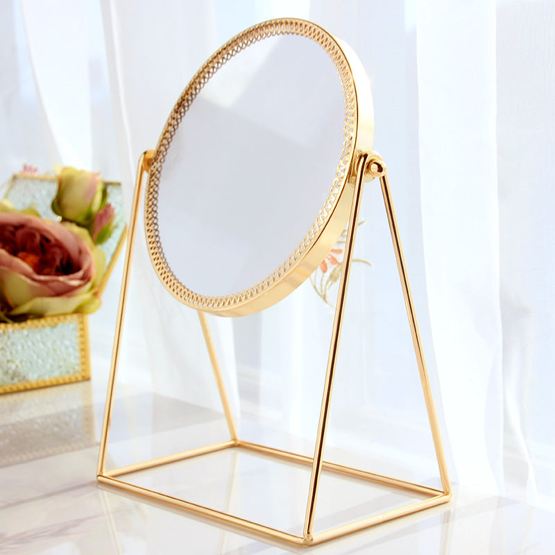 Golden Metal Nordic Decorative Mirror
