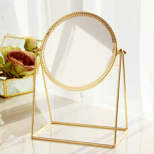 Golden Metal Nordic Decorative Mirror